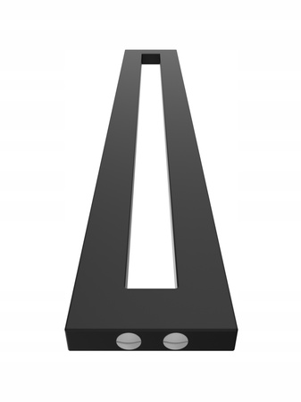 Grzejnik dekoracyjny ETIO 100/15 czarny mat