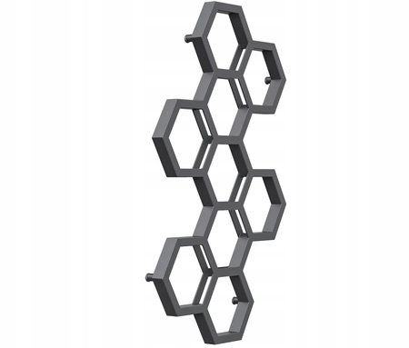 GRZEJNIK ŁAZIENKOWY BEE 122/72 ANTRACYT 455W