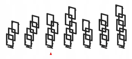 GRZEJNIK DEKORACYJNY kAT 1110x420 BIAŁY POŁ 361W