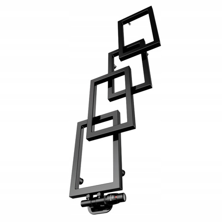 GRZEJNIK DEKORACYJNY kAT 1110x510 CZARNY POŁ 363W