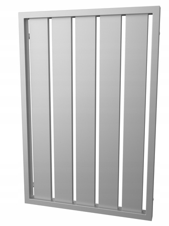 Grzejnik pokojowy dekoracyjny 100/68 srebrny