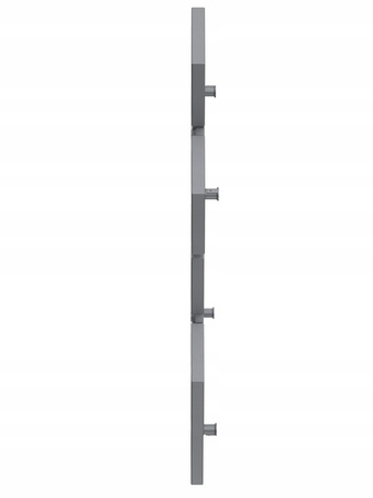 Grzejnik łazienkowy HEXA 110/80 antracyt stuktura