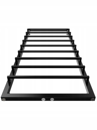 Grzejnik łazienkowy KAFU 180/53 czarny połysk