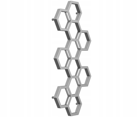 GRZEJNIK ŁAZIENKOWY BEE 145/72 SREBRNY 549W