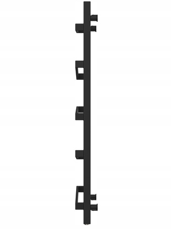 Grzejnik łazienkowy WIZA 120/53 czarny mat