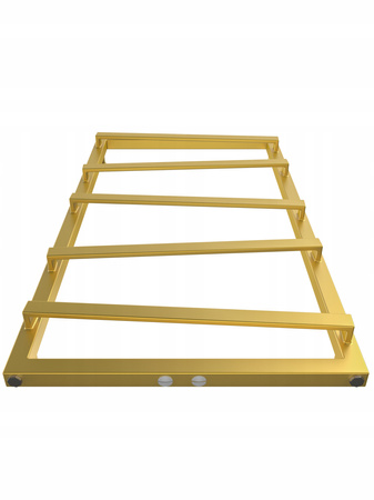 Grzejnik łazienkowy WIZA 140/53 złoty