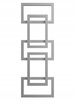 Grzejnik dekoracyjny EMIN 122/39 srebrny