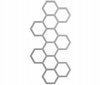 GRZEJNIK ŁAZIENKOWY BEE 145/72 SREBRNY 549W
