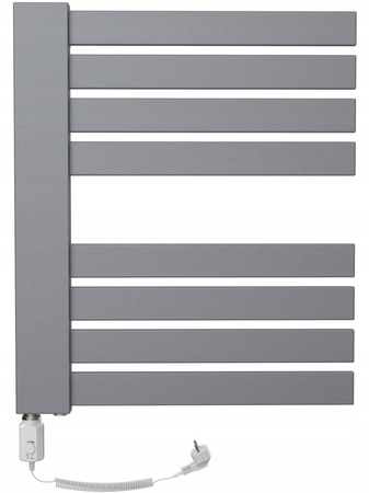 Grzejnik elektryczny łazienkowy 60/40 antracyt str