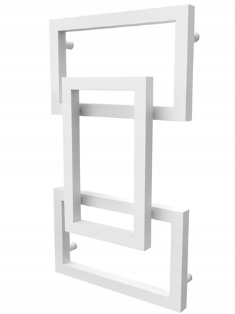 Grzejnik dekoracyjny EMIN 73/39 biały struktura