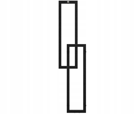 GRZEJNIK ŁAZIENKOWY ELZA 123/30 CZERŃ GLAMOUR 274W