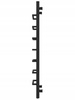 Grzejnik łazienkowy KAFU 94/53 czarny strukt 361w