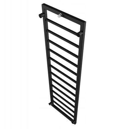 GRZEJNIK ŁAZIENKOWY DELA 1400x350 CZARNY MAT 362W