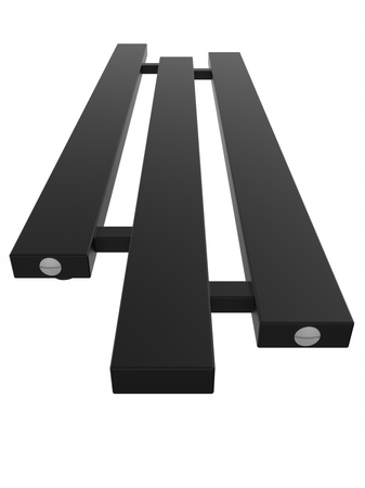 Grzejnik dekoracyjny łazienkowy 135/32 czarny str