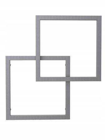 Grzejnik łazienkowy dekoracyjny 73/66 antracyt