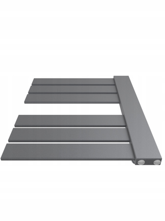 Grzejnik łazienkowy RURI 60/40 antracyt struktura