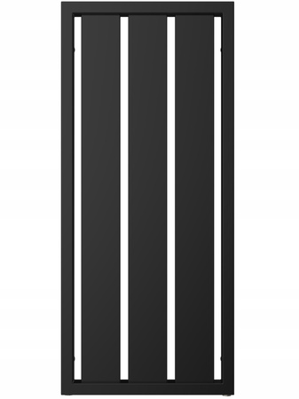 Grzejnik pokojowy dekoracyjny 100/44 czarny połysk