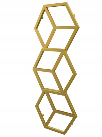 Grzejnik dekoracyjny łazienkowy 124/50 złoty