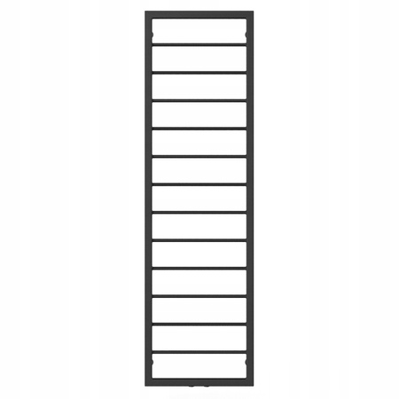 GRZEJNIK ŁAZIENKOWY DELAR 1200x350 CZARNY MAT 275W