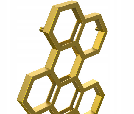 GRZEJNIK ŁAZIENKOWY BEE 145/72 ZŁOTY 549W