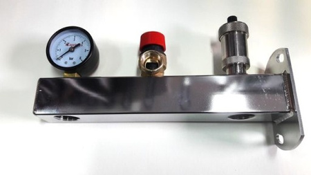 GRUPA BEZPIECZEŃSTWA NIERDZEWNA DO CWU 3 BAR INOX