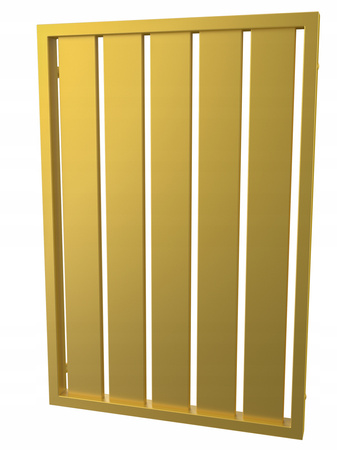 Grzejnik pokojowy dekoracyjny 100/68 złoty