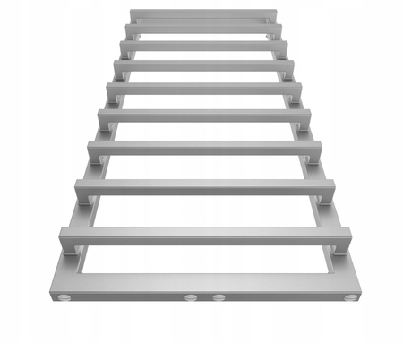 Grzejnik łazienkowy 120/54 XIM srebrny 634w