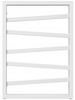 Grzejnik elektryczny łazienkowy HERA 72/53 biały