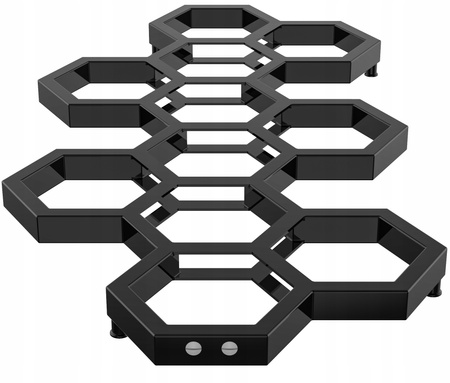 GRZEJNIK ŁAZIENKOWY BEE 145/72 CZARNY POŁYSK 549W