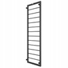 GRZEJNIK ŁAZIENKOWY DELAR 1200x350 CZARNY MAT 275W