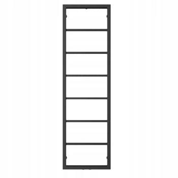 GRZEJNIK ŁAZIENKOWY KARL 1200x350 CZARNY MAT 250W