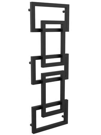 Grzejnik dekoracyjny EMIN 122/39 czarny mat