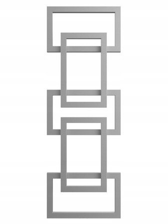Grzejnik dekoracyjny EMIN 122/39 srebrny