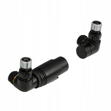 ZESTAW DO GRZEJNIKA OSIOWY CZARNY LEWY + ZŁĄCZKI