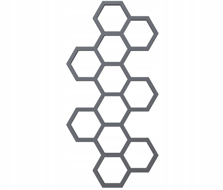 GRZEJNIK ŁAZIENKOWY BEE 145/72 ANTRACYT 549W