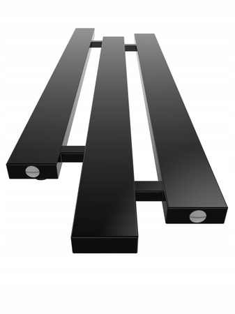 Grzejnik dekoracyjny łazienkowy 115/32 czarny poł