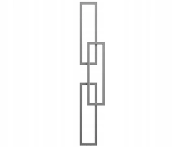 GRZEJNIK ŁAZIENKOWY ELZA 171/30 SREBRNY 411W