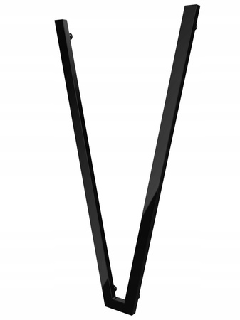 Grzejnik dekoracyjny łazienkowy 160/70 czarny poł