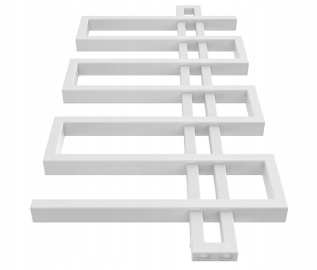 GRZEJNIK ŁAZIENKOWY ALFA 100/60 BIAŁY MAT 525W