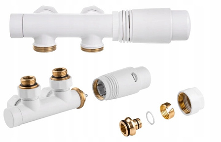 ZAWÓR DO GRZEJNIKA 50 MM BIAŁY