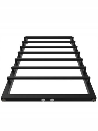 Grzejnik łazienkowy KAFU 94/53 czarny strukt 361w