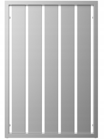 Grzejnik pokojowy dekoracyjny 100/68 srebrny