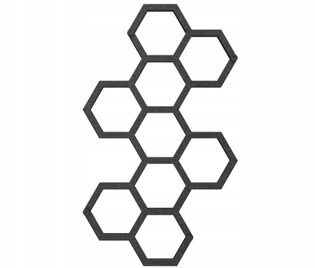 GRZEJNIK ŁAZIENKOWY BEE 122/72 CZERŃ GLAMOUR 455W