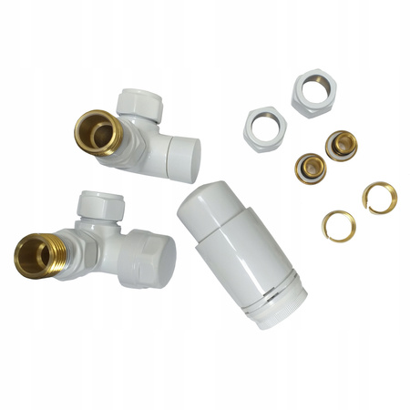 ZAWÓR DO GRZEJNIKA OSIOWY BIAŁY