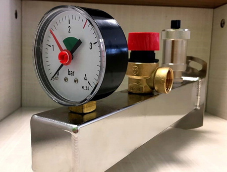 GRUPA BEZPIECZEŃSTWA NIERDZEWNA DO CWU 6 BAR INOX