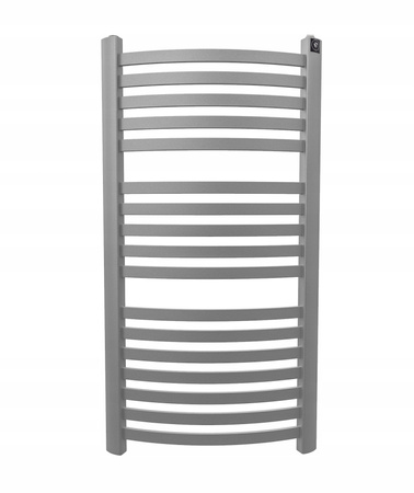 GRZEJNIK DEKORACYJNY EWA 1370x575 SREBRNY