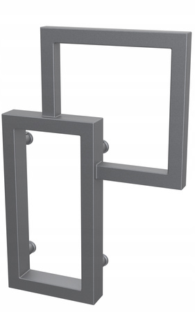 Grzejnik łazienkowy SENA 58/39 antracyt struktura