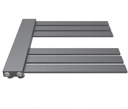 Grzejnik łazienkowy AKO 50/60 antracyt struktura