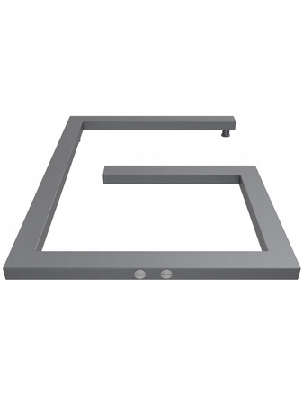 Grzejnik dekoracyjny łazienkowy 100/70 antracyt