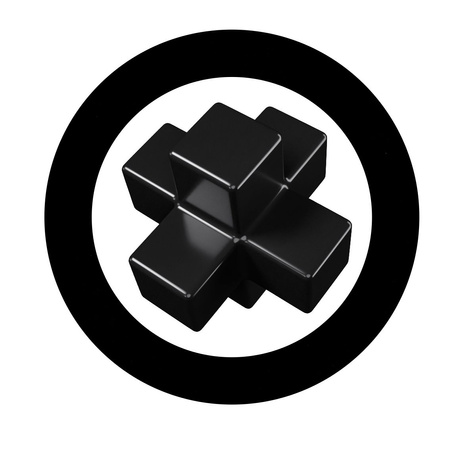 Grzejnik łazienkowy FIWE 70/54 CZARNY POŁYSK 460w